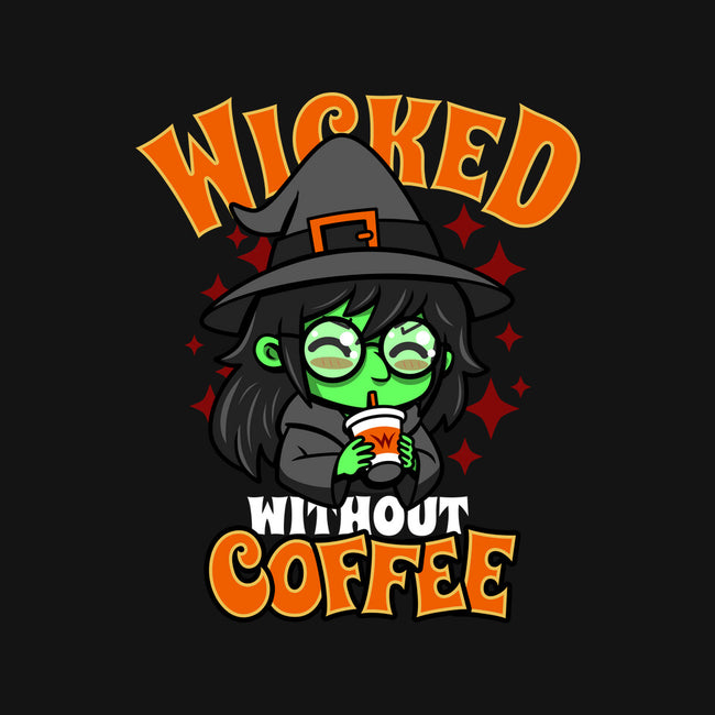 Wicked Without Coffee-Unisex-Crew Neck-Sweatshirt-Boggs Nicolas