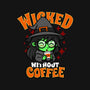 Wicked Without Coffee-Unisex-Crew Neck-Sweatshirt-Boggs Nicolas