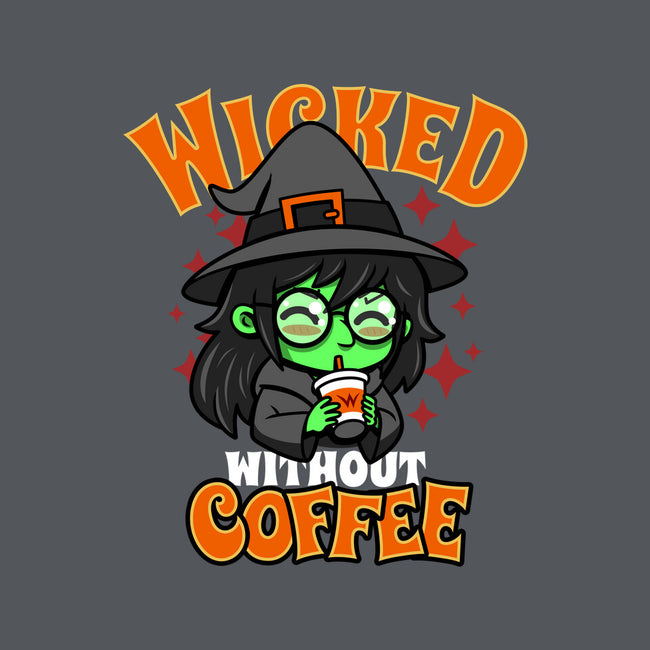 Wicked Without Coffee-Unisex-Crew Neck-Sweatshirt-Boggs Nicolas