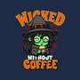Wicked Without Coffee-Unisex-Crew Neck-Sweatshirt-Boggs Nicolas