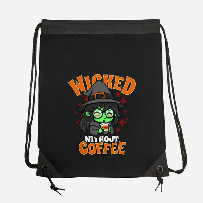 Wicked Without Coffee-None-Drawstring-Bag-Boggs Nicolas