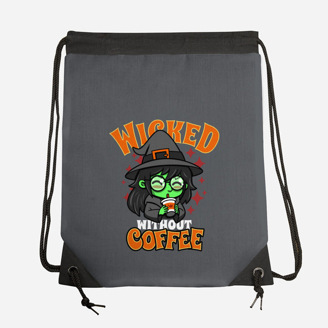 Wicked Without Coffee-None-Drawstring-Bag-Boggs Nicolas