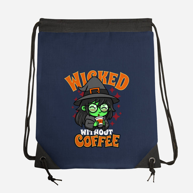 Wicked Without Coffee-None-Drawstring-Bag-Boggs Nicolas