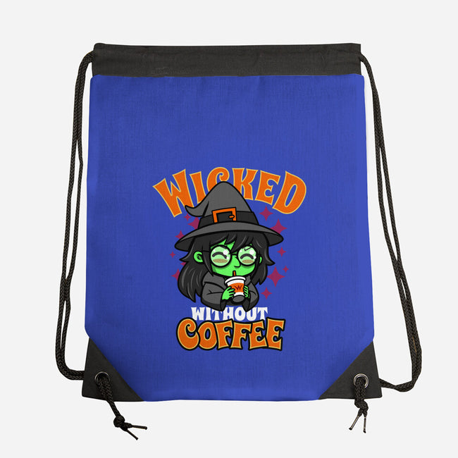 Wicked Without Coffee-None-Drawstring-Bag-Boggs Nicolas