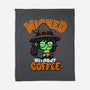 Wicked Without Coffee-None-Fleece-Blanket-Boggs Nicolas