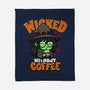 Wicked Without Coffee-None-Fleece-Blanket-Boggs Nicolas