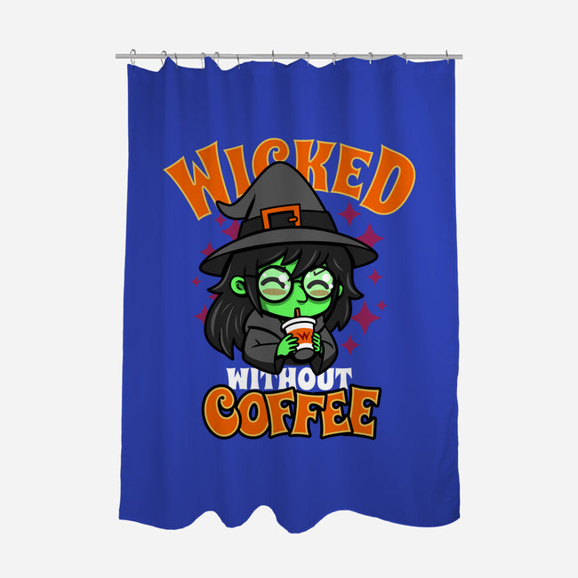 Wicked Without Coffee-None-Polyester-Shower Curtain-Boggs Nicolas