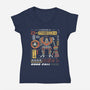 Imp Mech Call Aesthetic-Womens-V-Neck-Tee-LAGELANTEE