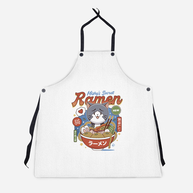 Mishelam Wonderland Mishy Ramen-Unisex-Kitchen-Apron-LAGELANTEE