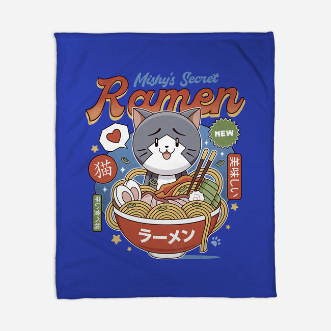 Mishelam Wonderland Mishy Ramen-None-Fleece-Blanket-LAGELANTEE