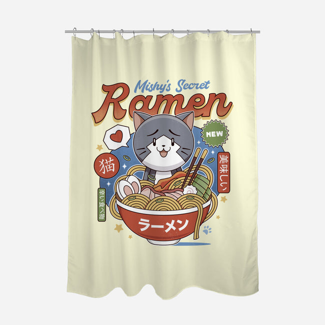 Mishelam Wonderland Mishy Ramen-None-Polyester-Shower Curtain-LAGELANTEE