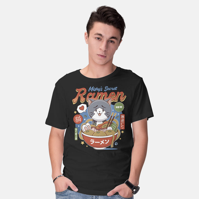 Mishelam Wonderland Mishy Ramen-Mens-Basic-Tee-LAGELANTEE