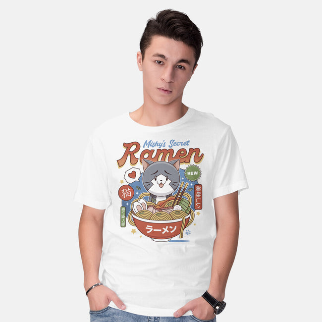 Mishelam Wonderland Mishy Ramen-Mens-Basic-Tee-LAGELANTEE