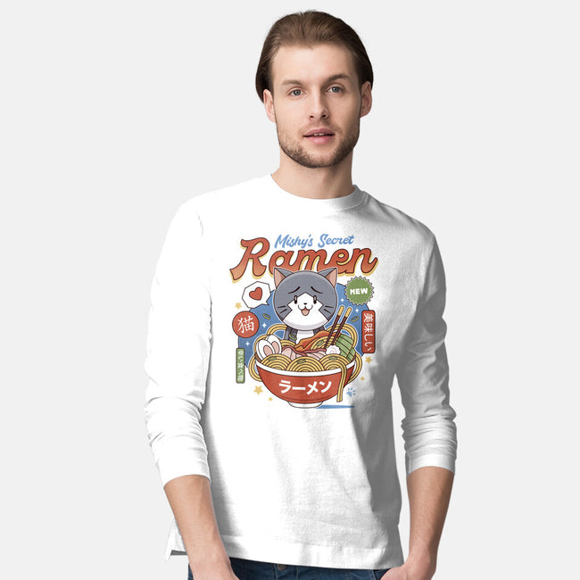 Mishelam Wonderland Mishy Ramen-Mens-Long Sleeved-Tee-LAGELANTEE