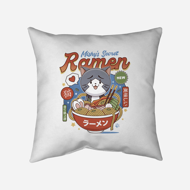 Mishelam Wonderland Mishy Ramen-None-Removable Cover w Insert-Throw Pillow-LAGELANTEE