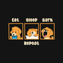 Eat Sleep Bark Repeat-Unisex-Crew Neck-Sweatshirt-Tri haryadi