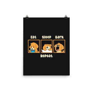 Eat Sleep Bark Repeat