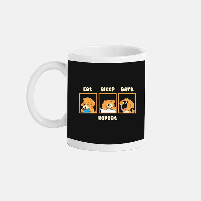 Eat Sleep Bark Repeat-None-Mug-Drinkware-Tri haryadi