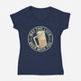 May The Luck Beer With You-Womens-V-Neck-Tee-NMdesign