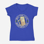 May The Luck Beer With You-Womens-V-Neck-Tee-NMdesign