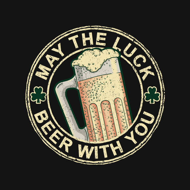 May The Luck Beer With You-Youth-Crew Neck-Sweatshirt-NMdesign
