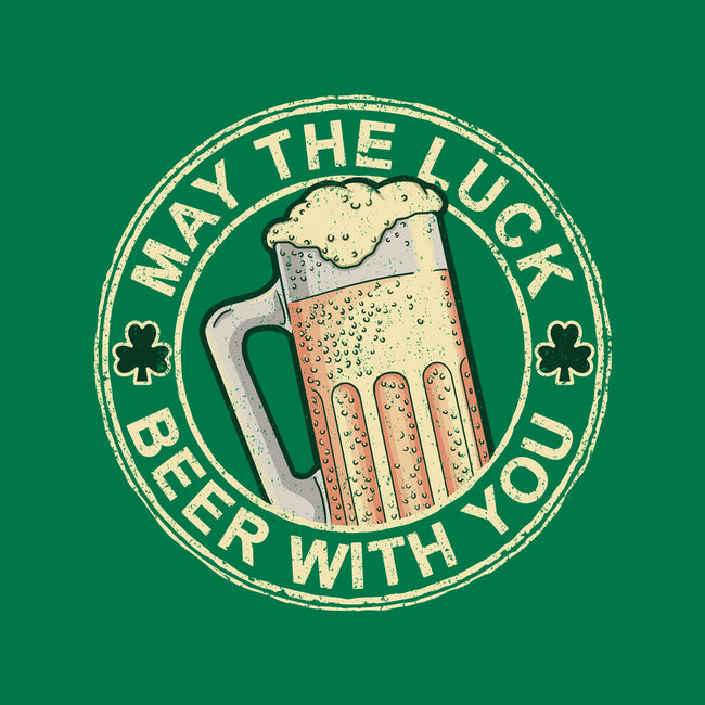 May The Luck Beer With You-Unisex-Crew Neck-Sweatshirt-NMdesign