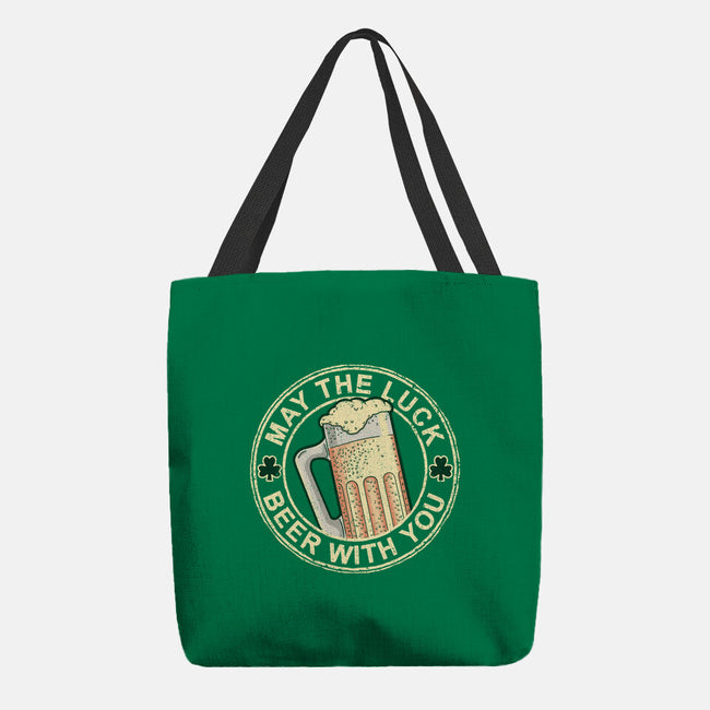 May The Luck Beer With You-None-Basic Tote-Bag-NMdesign