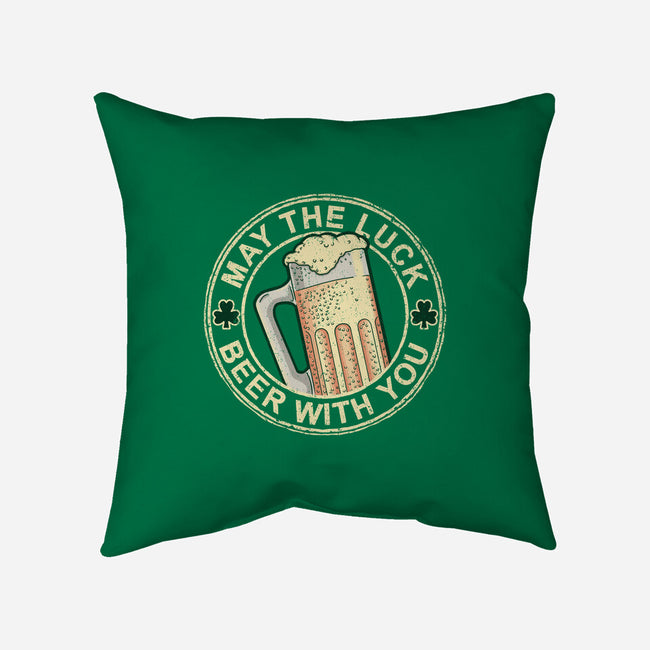 May The Luck Beer With You-None-Removable Cover w Insert-Throw Pillow-NMdesign