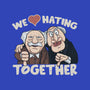 We Love Hating Together-Womens-Fitted-Tee-NMdesign