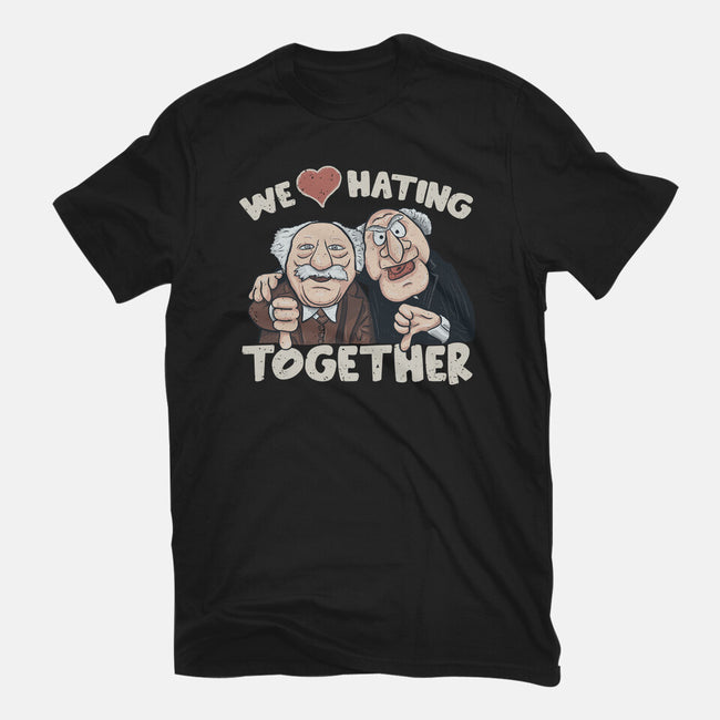 We Love Hating Together-Womens-Fitted-Tee-NMdesign