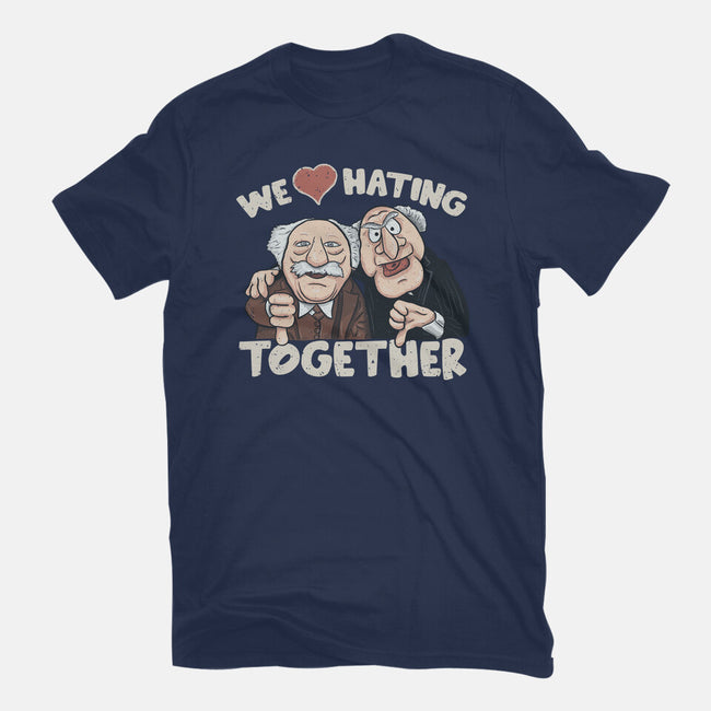 We Love Hating Together-Womens-Fitted-Tee-NMdesign