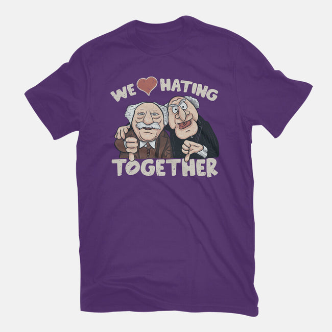 We Love Hating Together-Womens-Fitted-Tee-NMdesign