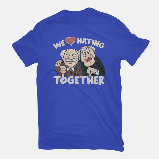 We Love Hating Together-Womens-Fitted-Tee-NMdesign