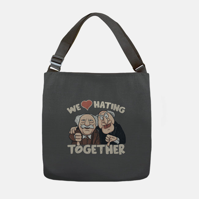 We Love Hating Together-None-Adjustable Tote-Bag-NMdesign