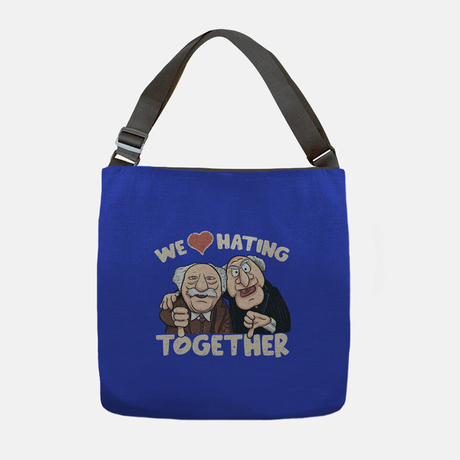 We Love Hating Together-None-Adjustable Tote-Bag-NMdesign