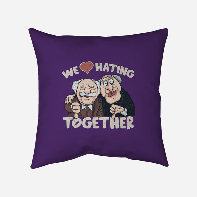 We Love Hating Together-None-Removable Cover w Insert-Throw Pillow-NMdesign