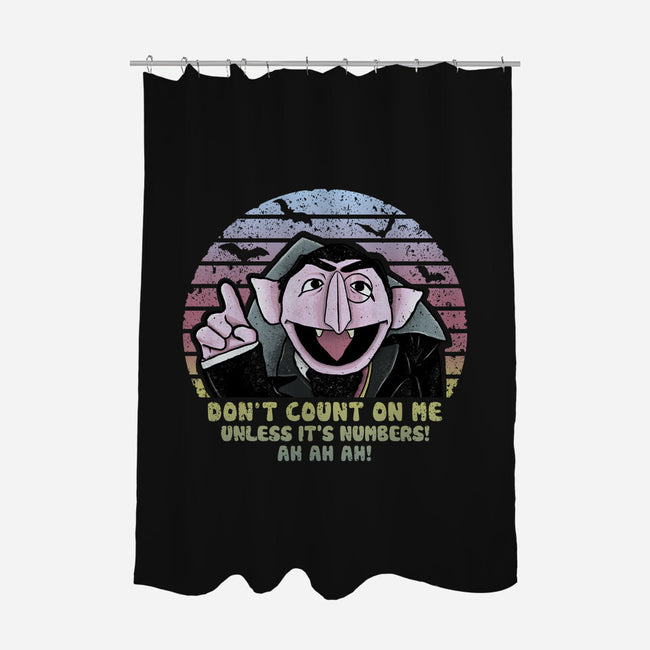 Don't Count On Me-None-Polyester-Shower Curtain-NMdesign