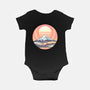 Calm Sunset-Baby-Basic-Onesie-glitchygorilla