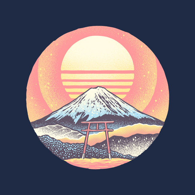 Calm Sunset-Womens-Fitted-Tee-glitchygorilla