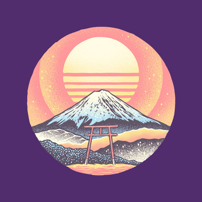 Calm Sunset-Womens-Fitted-Tee-glitchygorilla