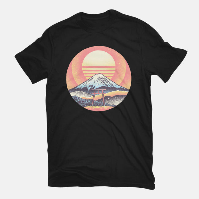 Calm Sunset-Mens-Basic-Tee-glitchygorilla