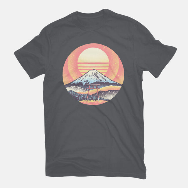 Calm Sunset-Mens-Heavyweight-Tee-glitchygorilla