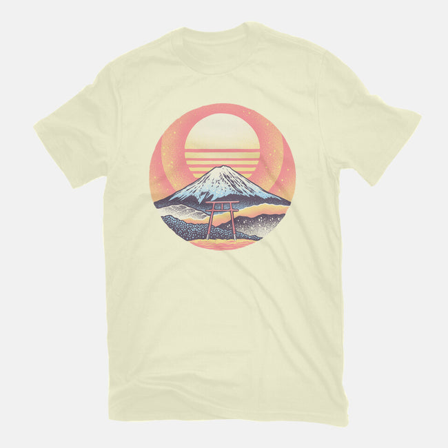 Calm Sunset-Mens-Basic-Tee-glitchygorilla