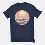 Calm Sunset-Unisex-Basic-Tee-glitchygorilla