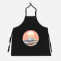 Calm Sunset-Unisex-Kitchen-Apron-glitchygorilla