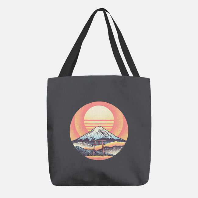 Calm Sunset-None-Basic Tote-Bag-glitchygorilla