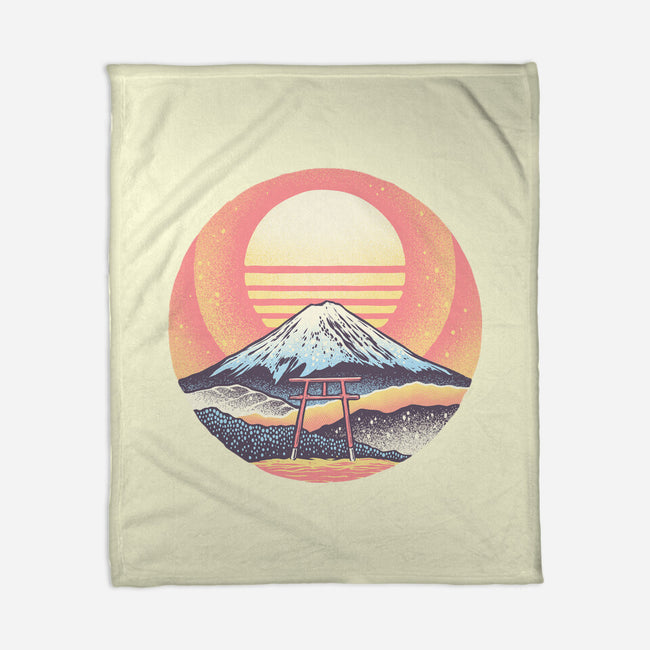 Calm Sunset-None-Fleece-Blanket-glitchygorilla