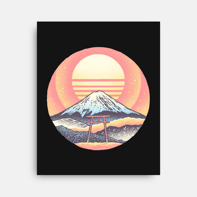 Calm Sunset-None-Stretched-Canvas-glitchygorilla