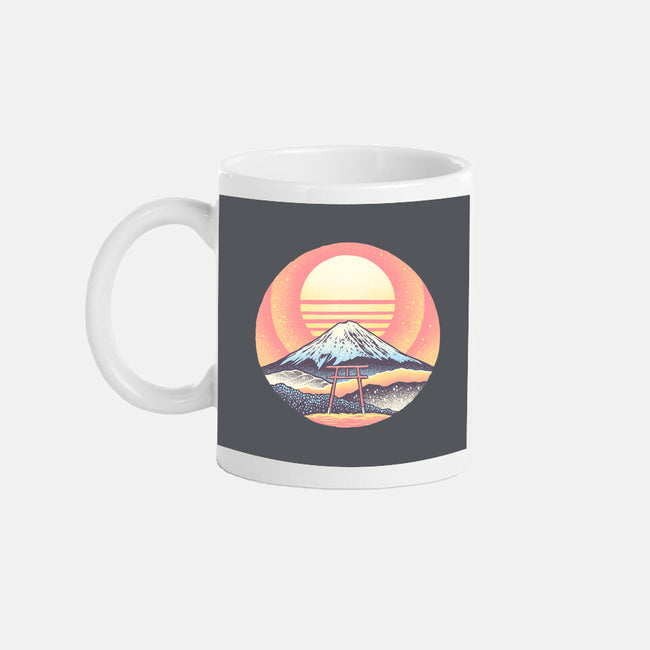 Calm Sunset-None-Mug-Drinkware-glitchygorilla