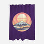 Calm Sunset-None-Polyester-Shower Curtain-glitchygorilla